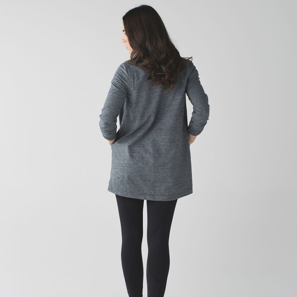 Lululemon That's A Wrap Heathered Snow Slub Coal - Picture 4 of 17